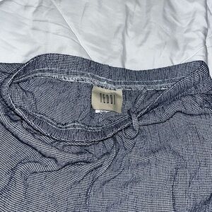 TEDDI vintage micro pattern drawstring loose pants WITH POCKETS